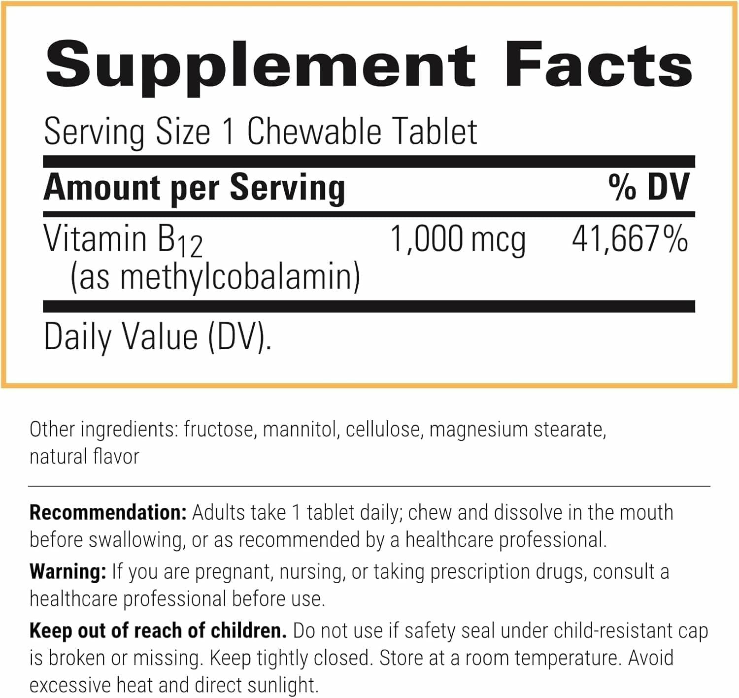 B12-Active Chewable Tablets – Methylcobalamin for Nerve Health