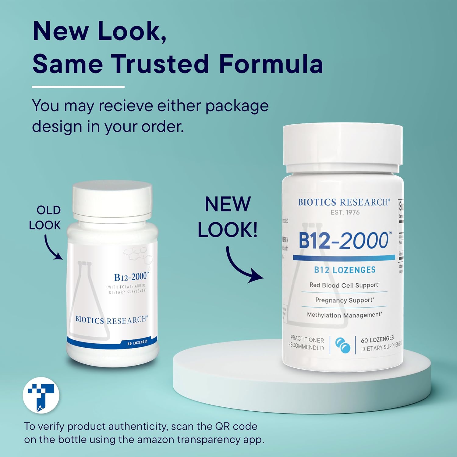 Biotics Research B12-2000 Vitamin B12 2000 mcg, B6, Folate Sublingual Lozenges - Berry Flavour, 60 Count - görsel 8
