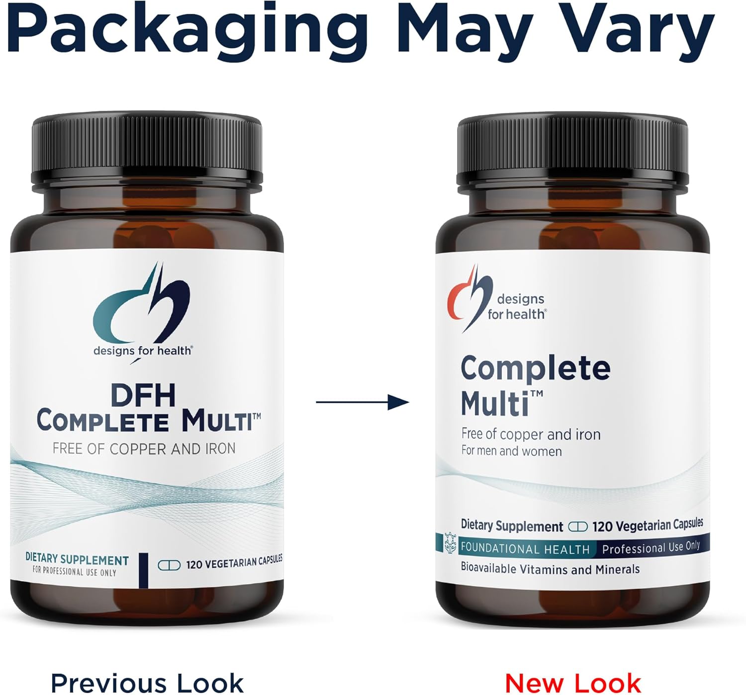 DFH Complete Multi – Comprehensive Multivitamin with Active Folate, Vitamin D3, and Chelated Minerals