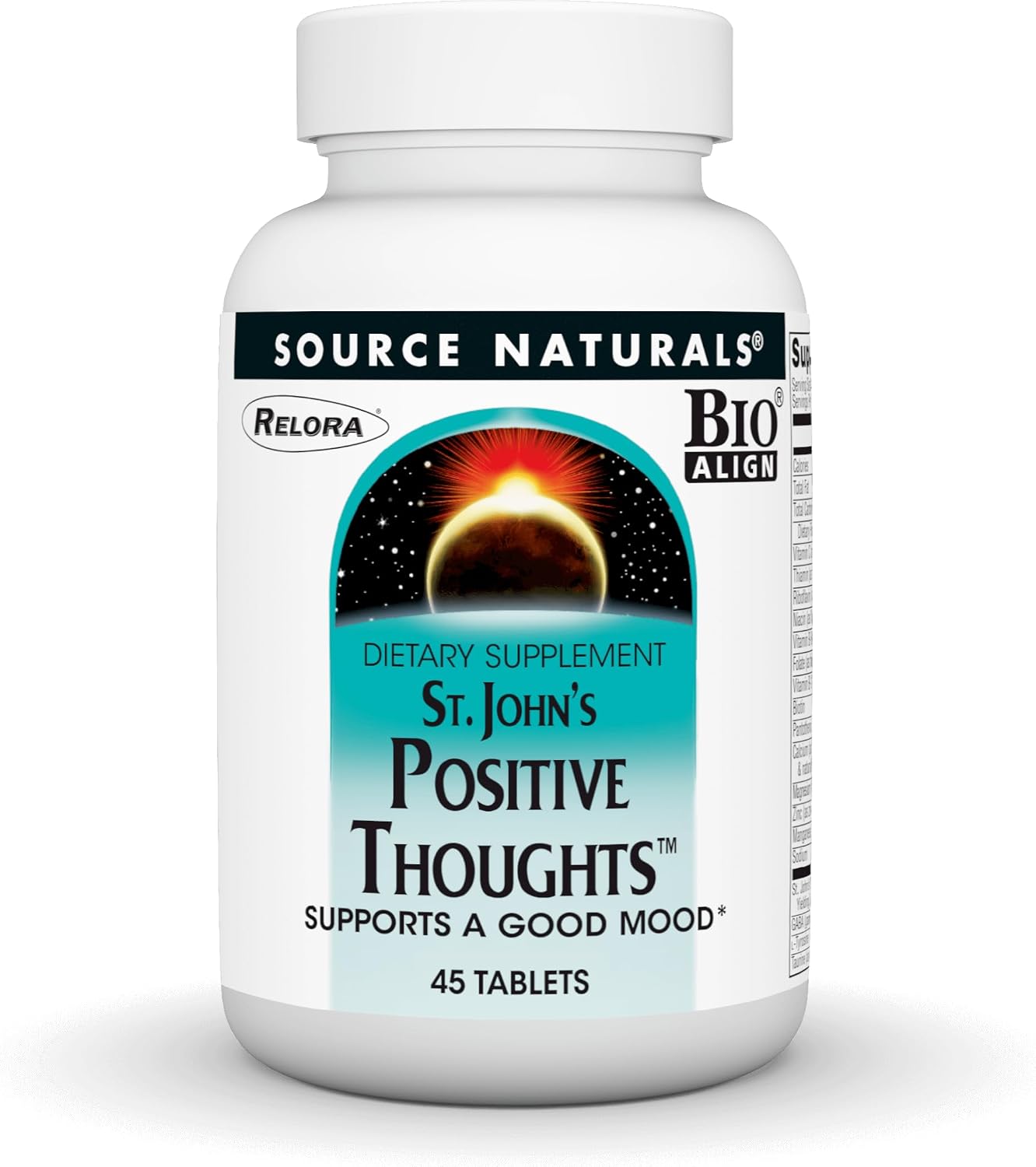 Source Naturals St. John's Positive Thoughts – 45 Tablets