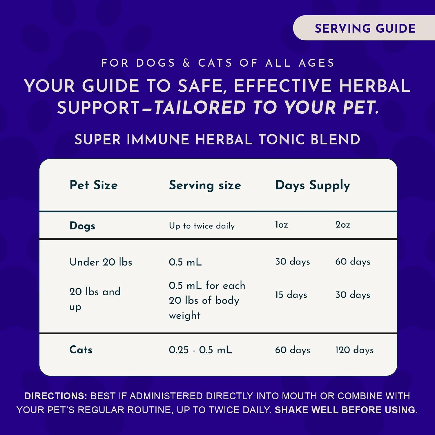 Animal Essentials Super Immune – Immune Support Supplement for Dogs and Cats (60 ml)
