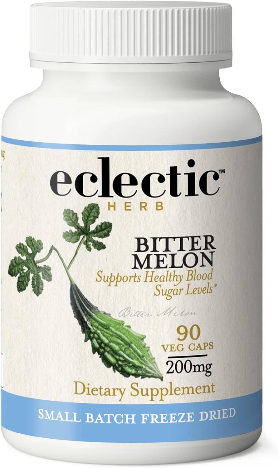 Eclectic Herb Bitter Melon Capsules – Digestive & Immune Support, 90 Count