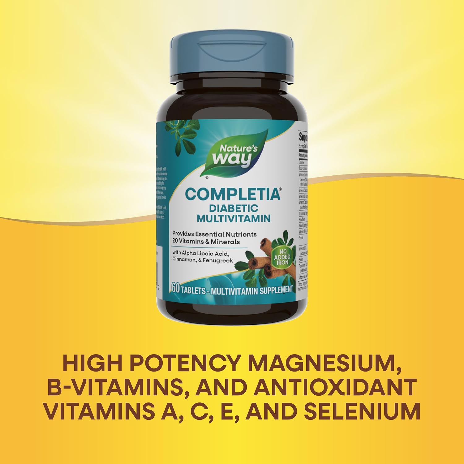 Nature's Way Completia Diabetic Multivitamin - 60 Tablets