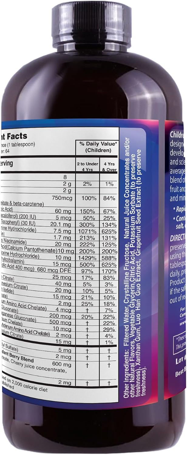 Liquid Children's Super MultiVitamins & Mineral 946 mL