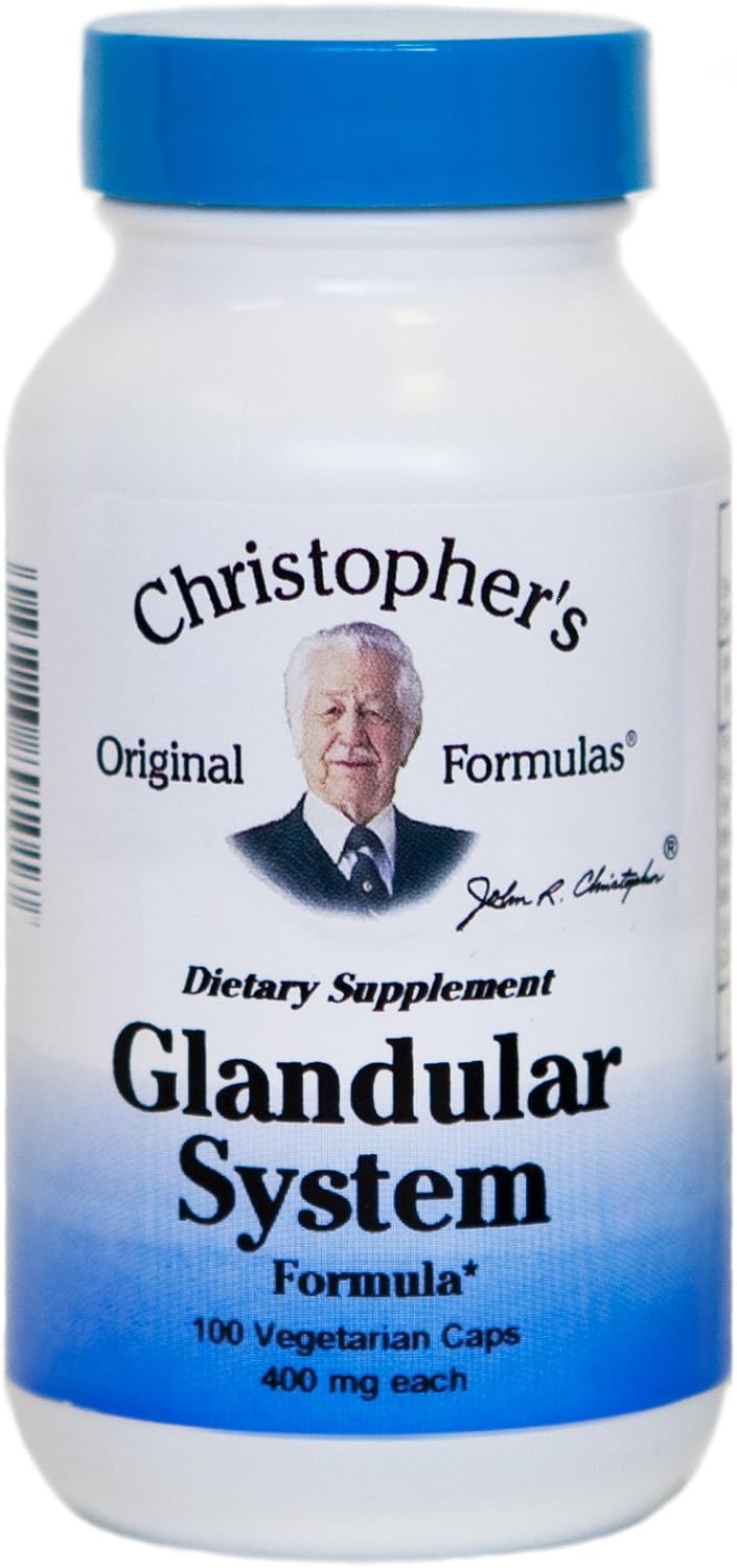 Dr. Christopher's Formula Glandular System Supplement – 100 Capsules