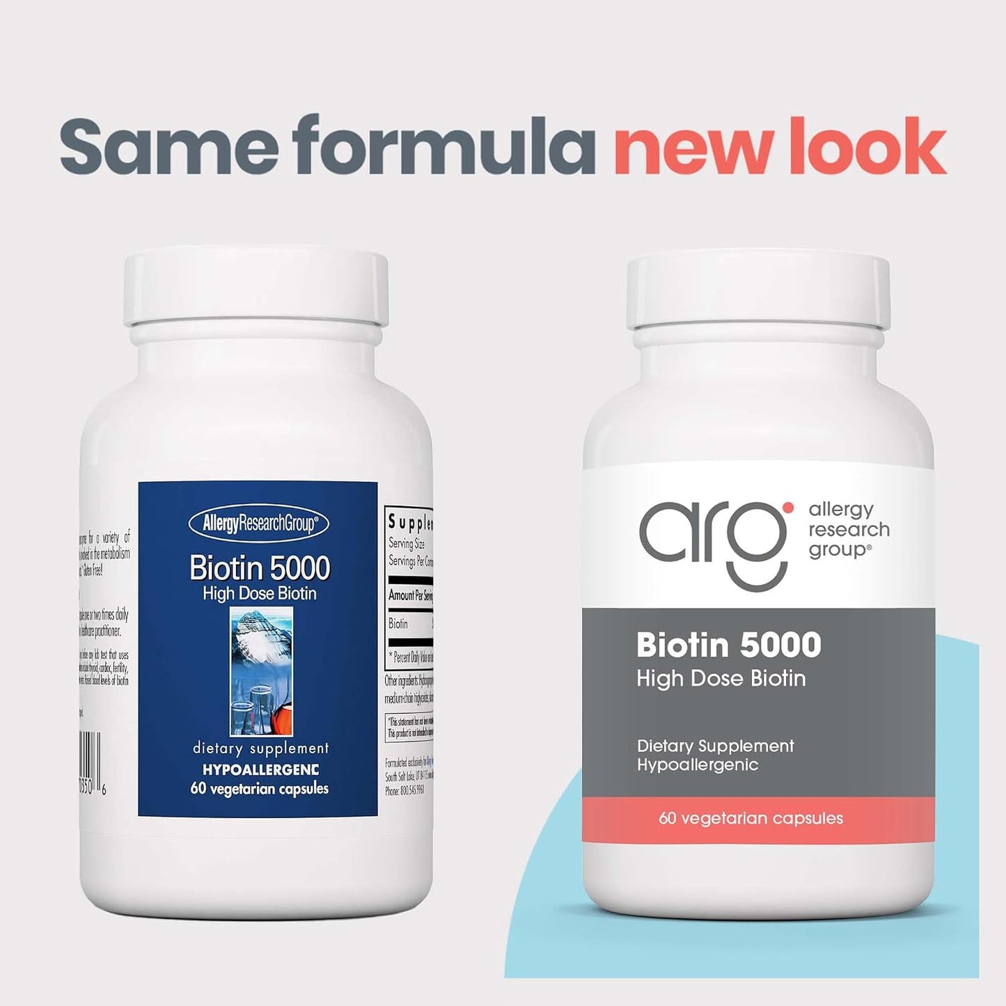 ARG Biotin 5000 - 5000 mcg Biotin Supplement for Hair, Skin & Nails - görsel 2