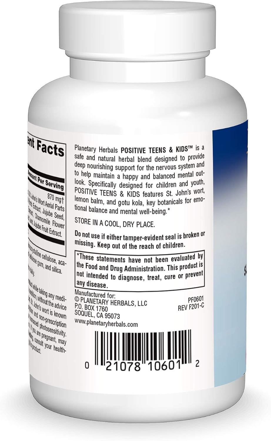 Planetary Herbals Positive Teens & Kids – 120 Tablets