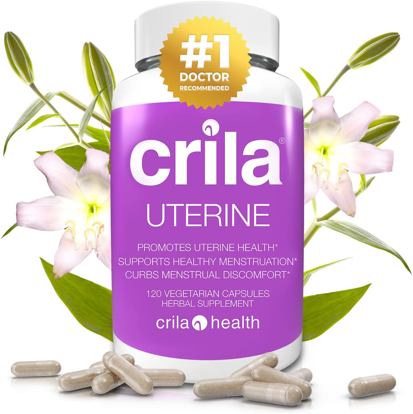 CRILA Oestrogen-Free Ovarian Support and Uterine Health Supplement