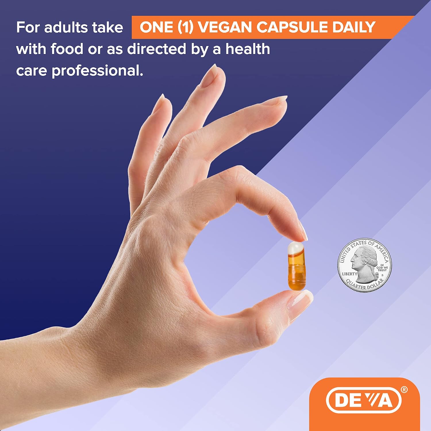 Deva Vegan Vitamins Vitamin E 400 IU with Mixed Tocopherols - Non-GMO Sunflower - 90 Vegan Capsules