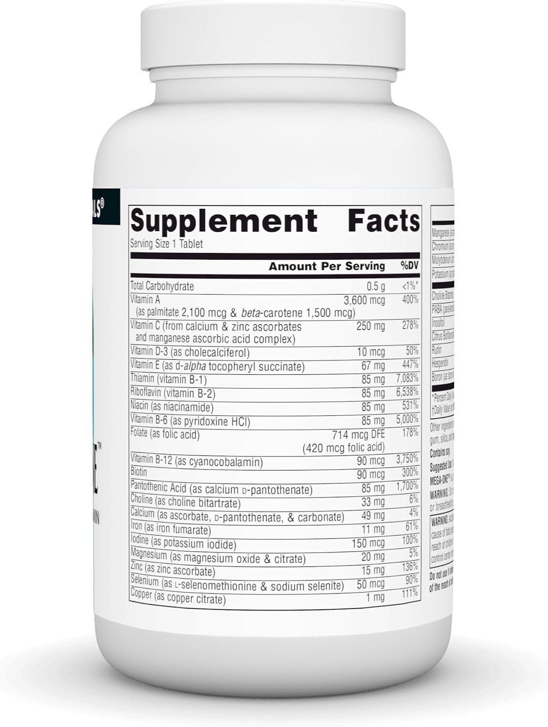 Source Naturals Mega-One Multivitamin with Minerals