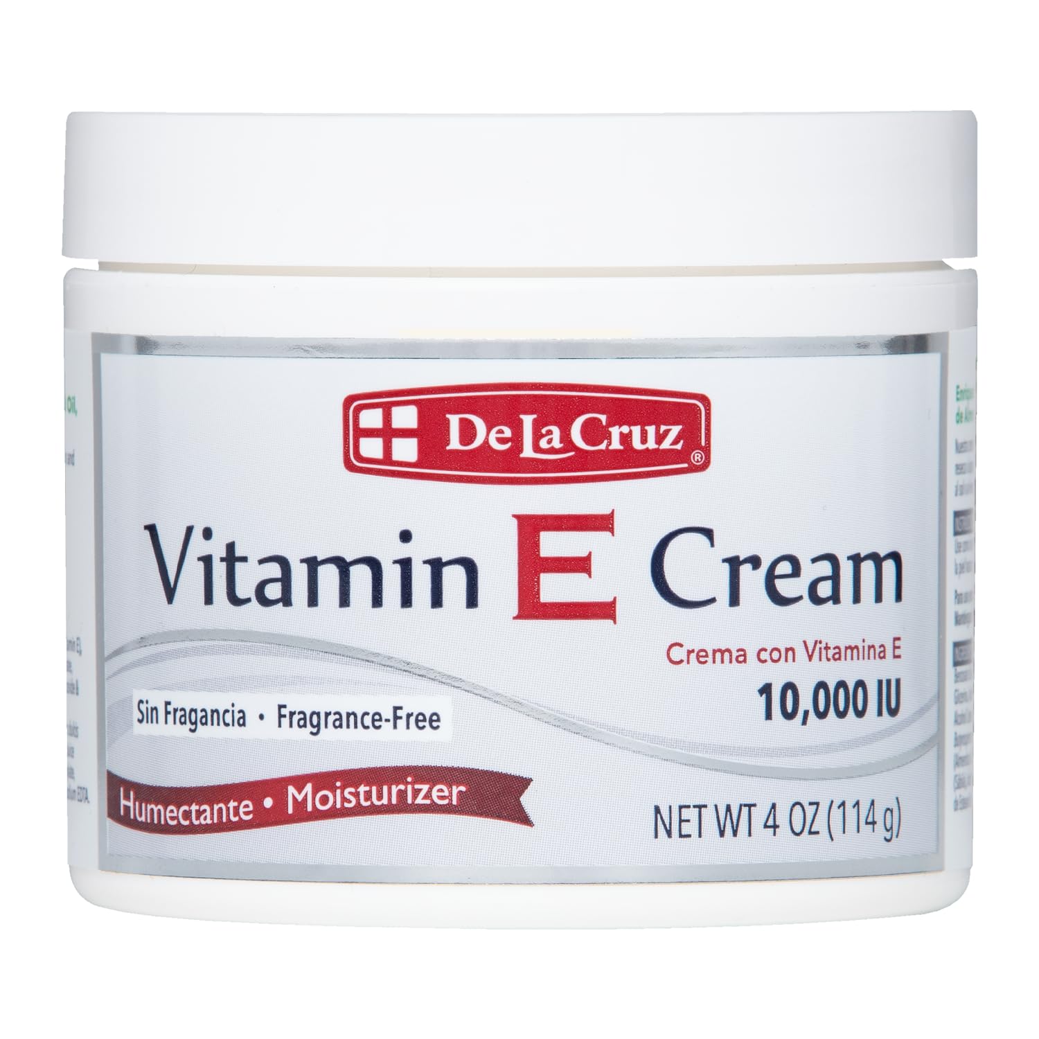 De La Cruz Vitamin E Cream Moisturizer for Face and Neck - 113 g