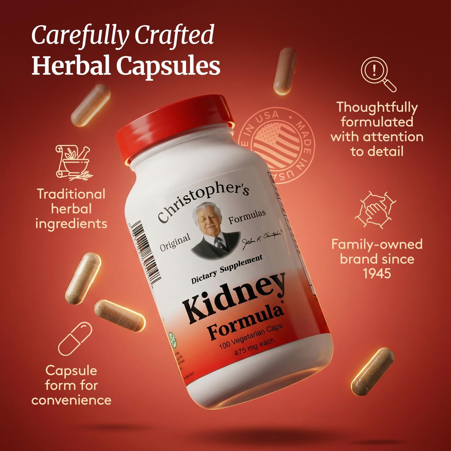 Christopher's Original Formulas Kidney Formula – Herbal Blend for Urinary System Support