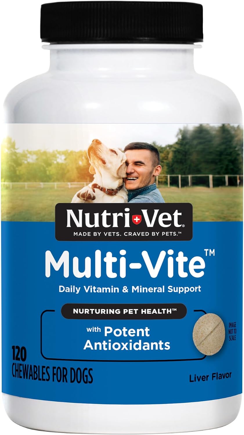 Nutri-Vet Multi-Vite Chewables for Adult Dogs - 120 Count