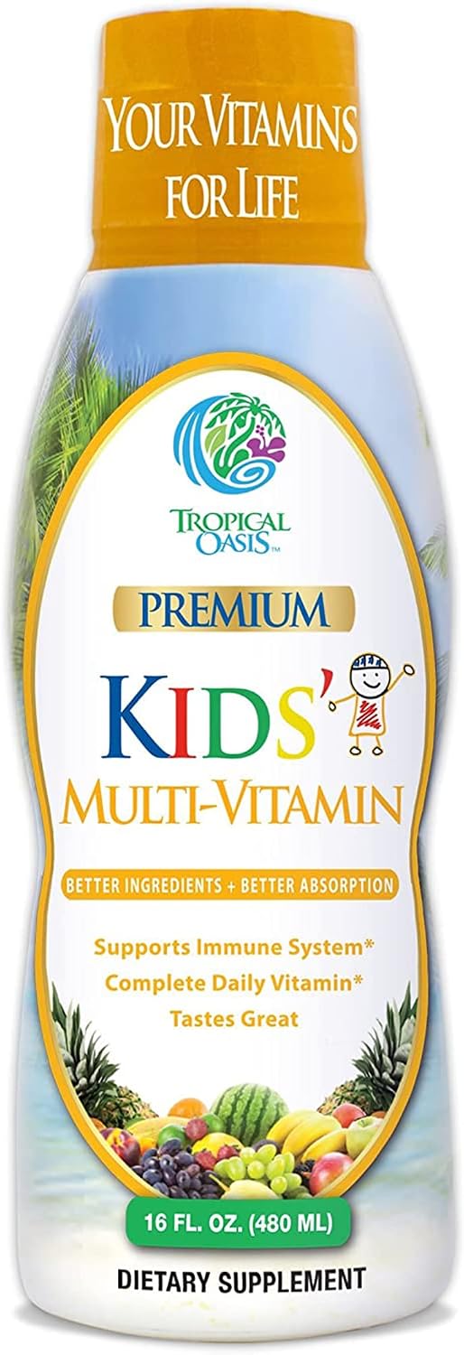 Tropical Oasis MultiVitamin Mineral for Children, 473 mL Liquid