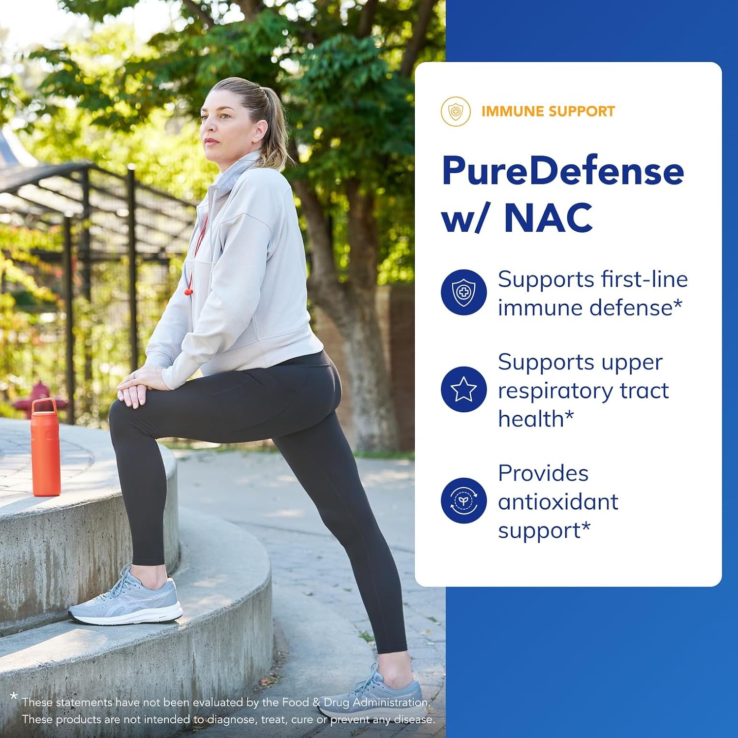 Pure Encapsulations PureDefense with NAC - Immune and Upper Respiratory Support, 120 Capsules