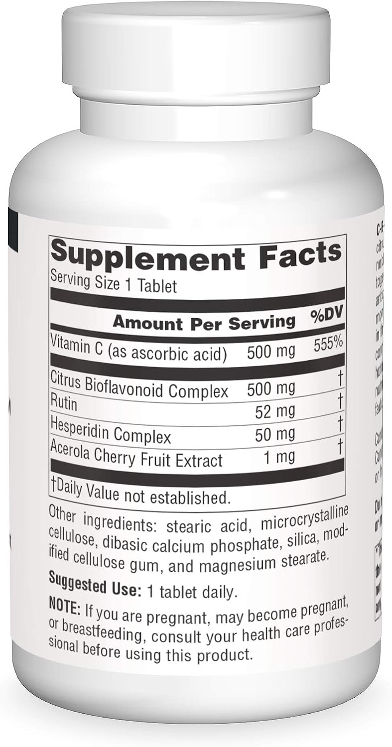 Source Naturals C-B-R Vitamin C & Bioflavonoid Complex, 250 Tablets