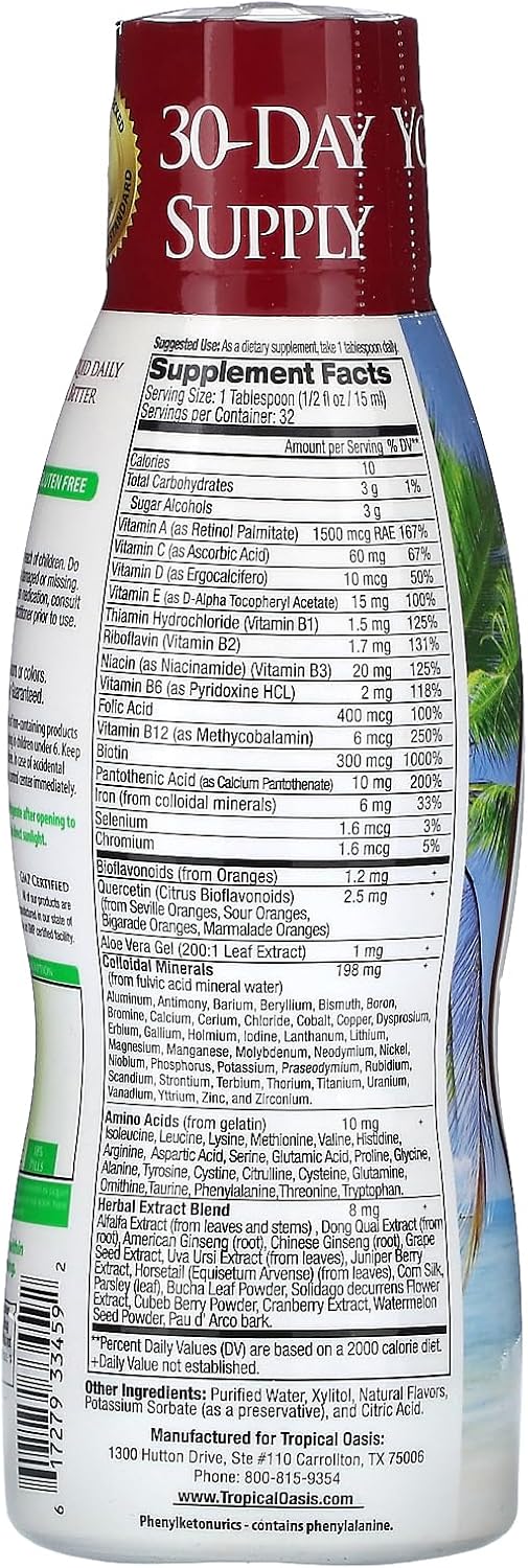 Tropical Oasis Multiple Vitamin Mineral for Adult - 473 ml