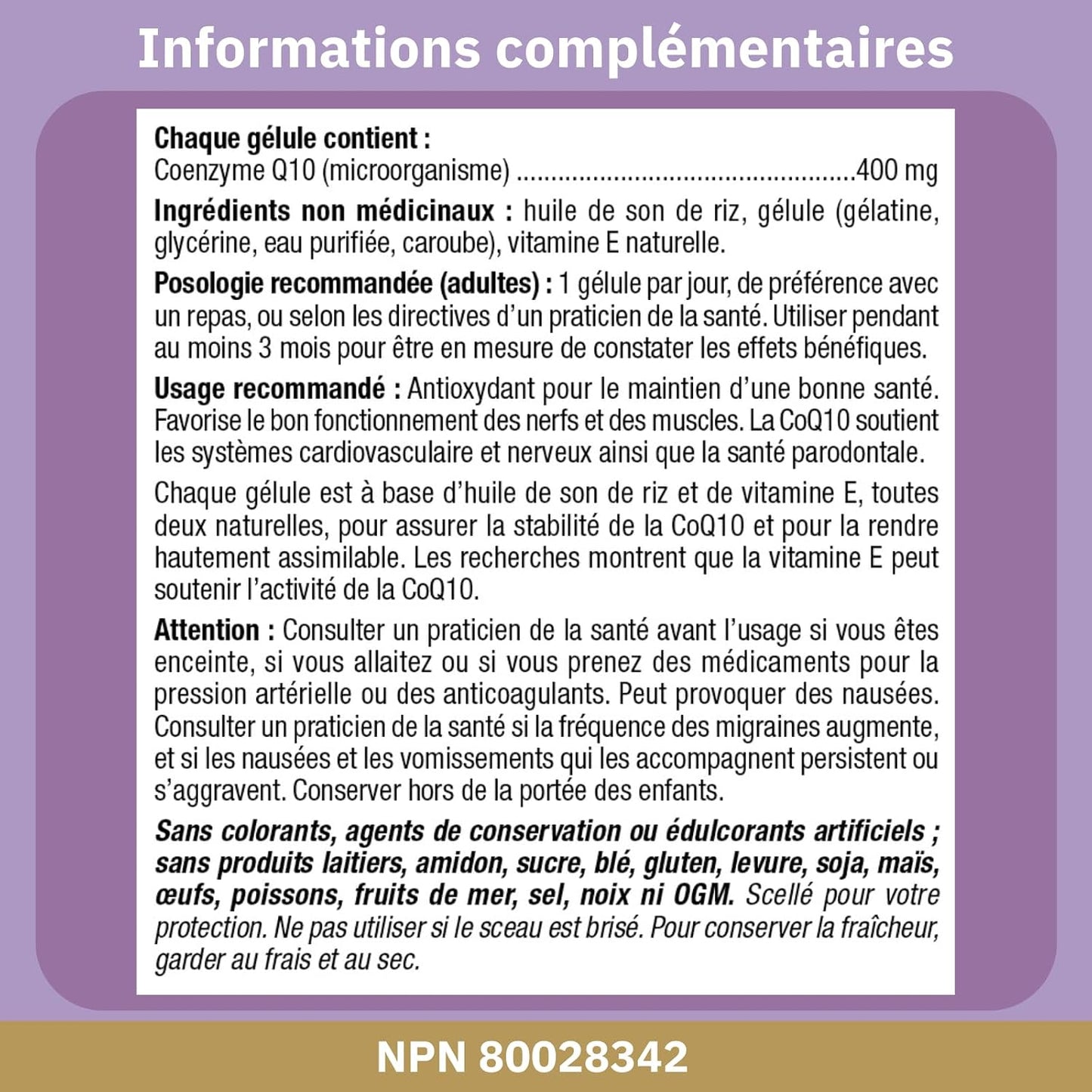 Bioclinic Naturals - CoQ10 400 mg - 30 Softgels - görsel 5