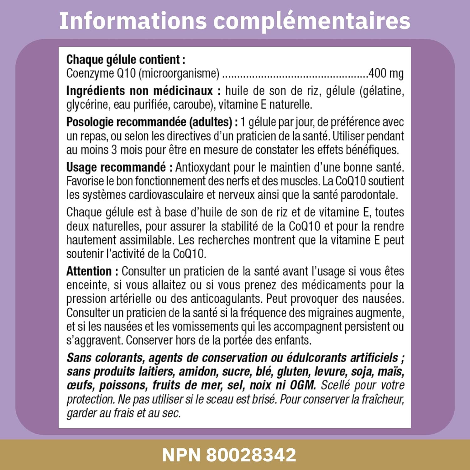 Bioclinic Naturals - CoQ10 400 mg - 30 Softgels - görsel 5
