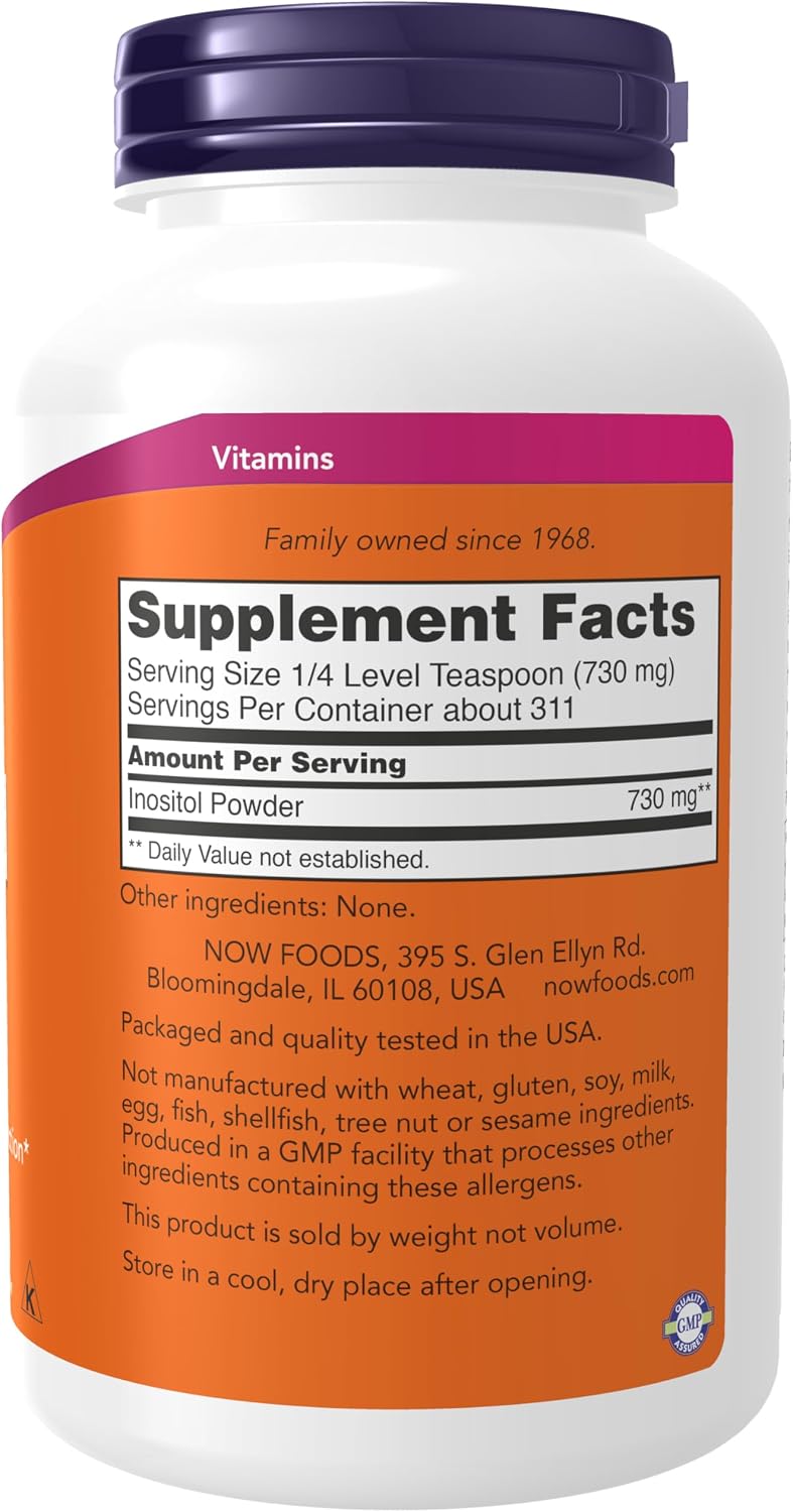 NOW Foods Inositol Powder, 8 oz