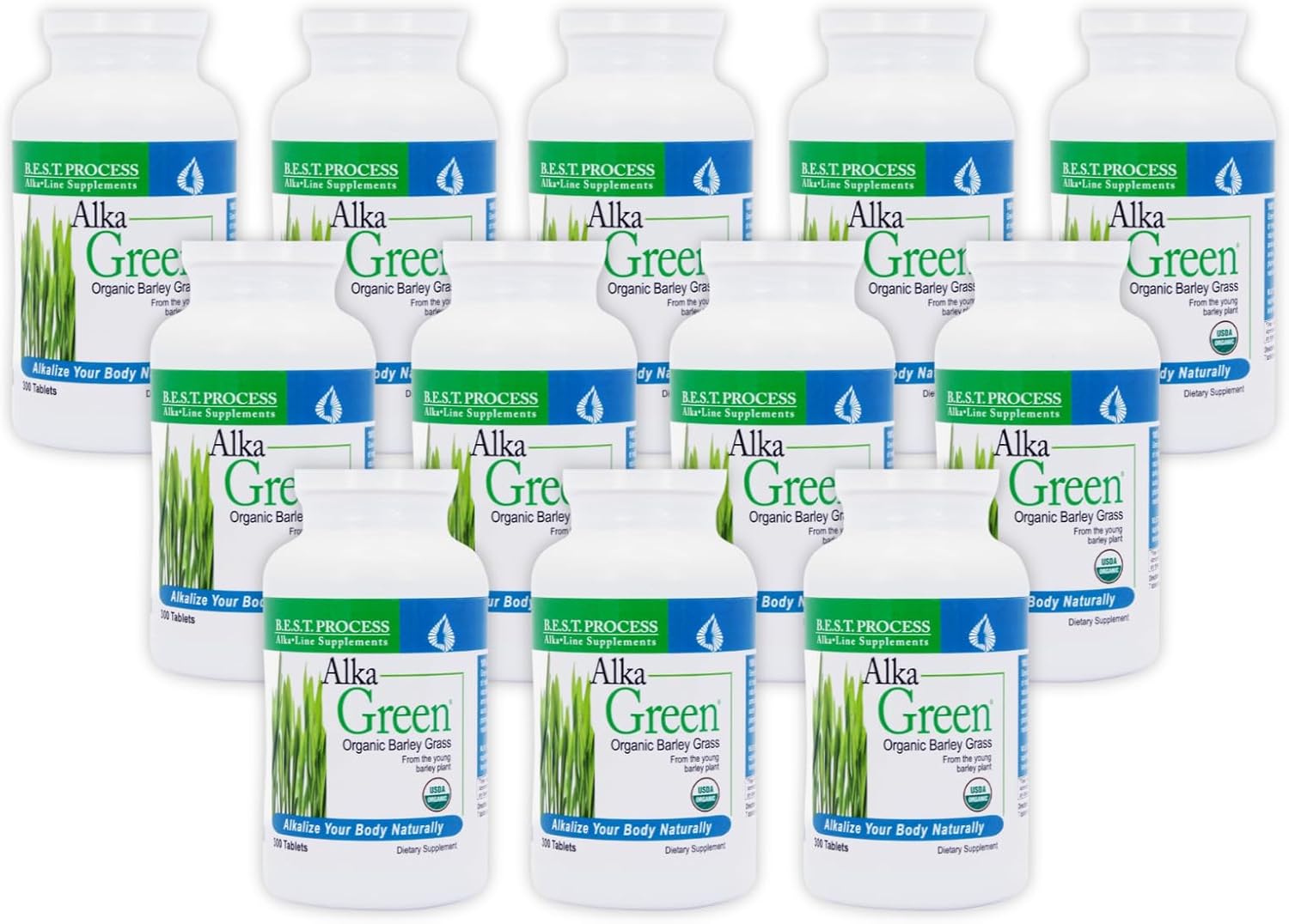 Alka•Green Tablets – Organic Barley Grass Supplement by Morter HealthSystem
