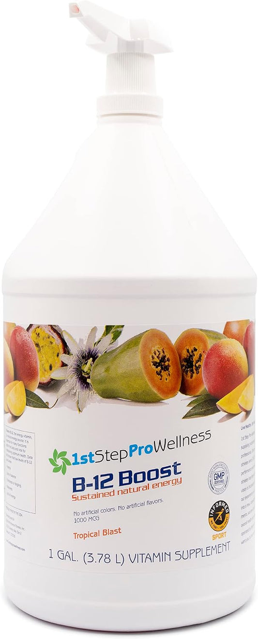 1st Step for Energy B12 Tropical Blast Liquid Supplement, 128 fl oz (approx. 3.78 L)