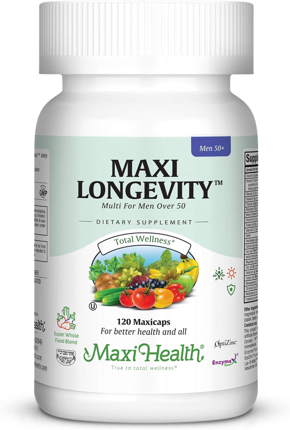 Women's Multivitamin 50 Plus – Premium Daily Multivitamin for Women Over 50 with B12, D, Zinc – Energy, Immune & Heart Support – Non-GMO – 60 Capsules