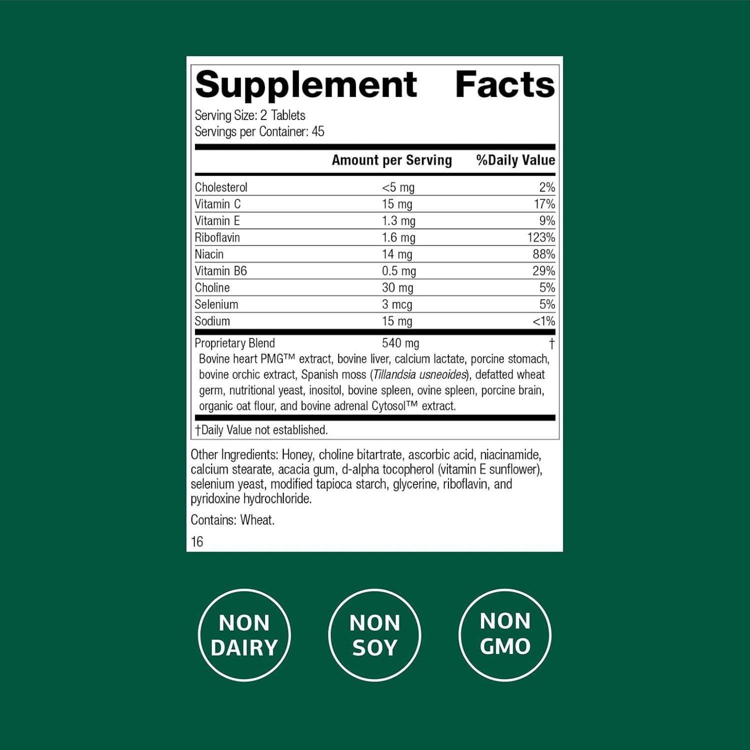 Standard Process Cardio-Plus – Antioxidant Support & Heart Health Supplement – 90 Tablets