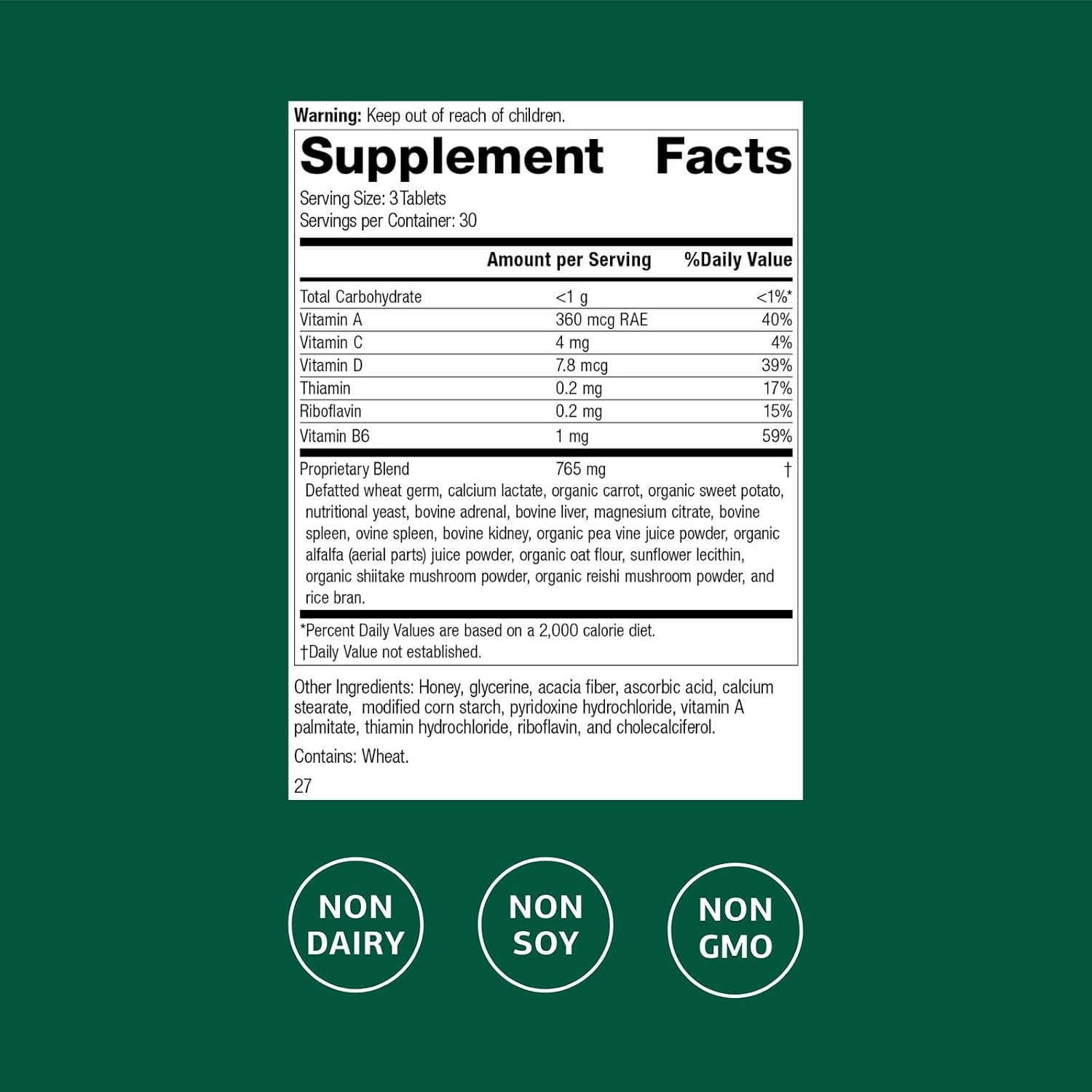 Standard Process Catalyn - General Wellness Tablets (90 Tablets)