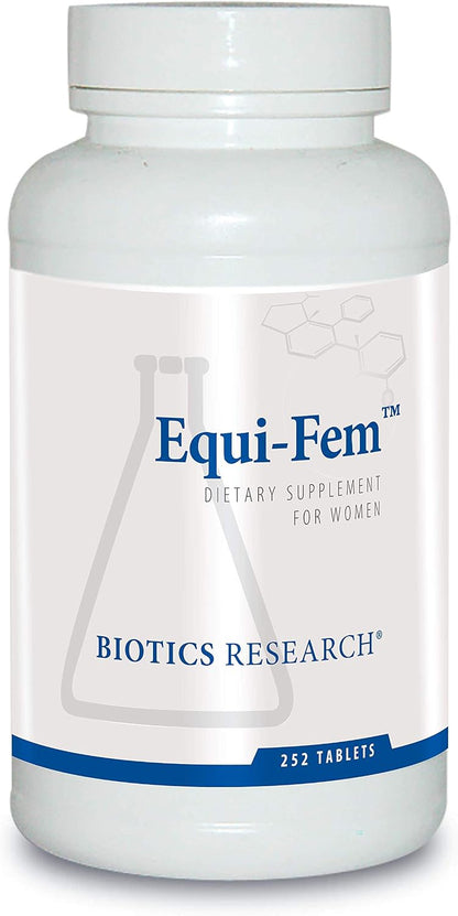 Biotics Research Equi Fem Multi Vitamin Mineral Supplement for Women, Pre-menstrual Support, 252 Tablets