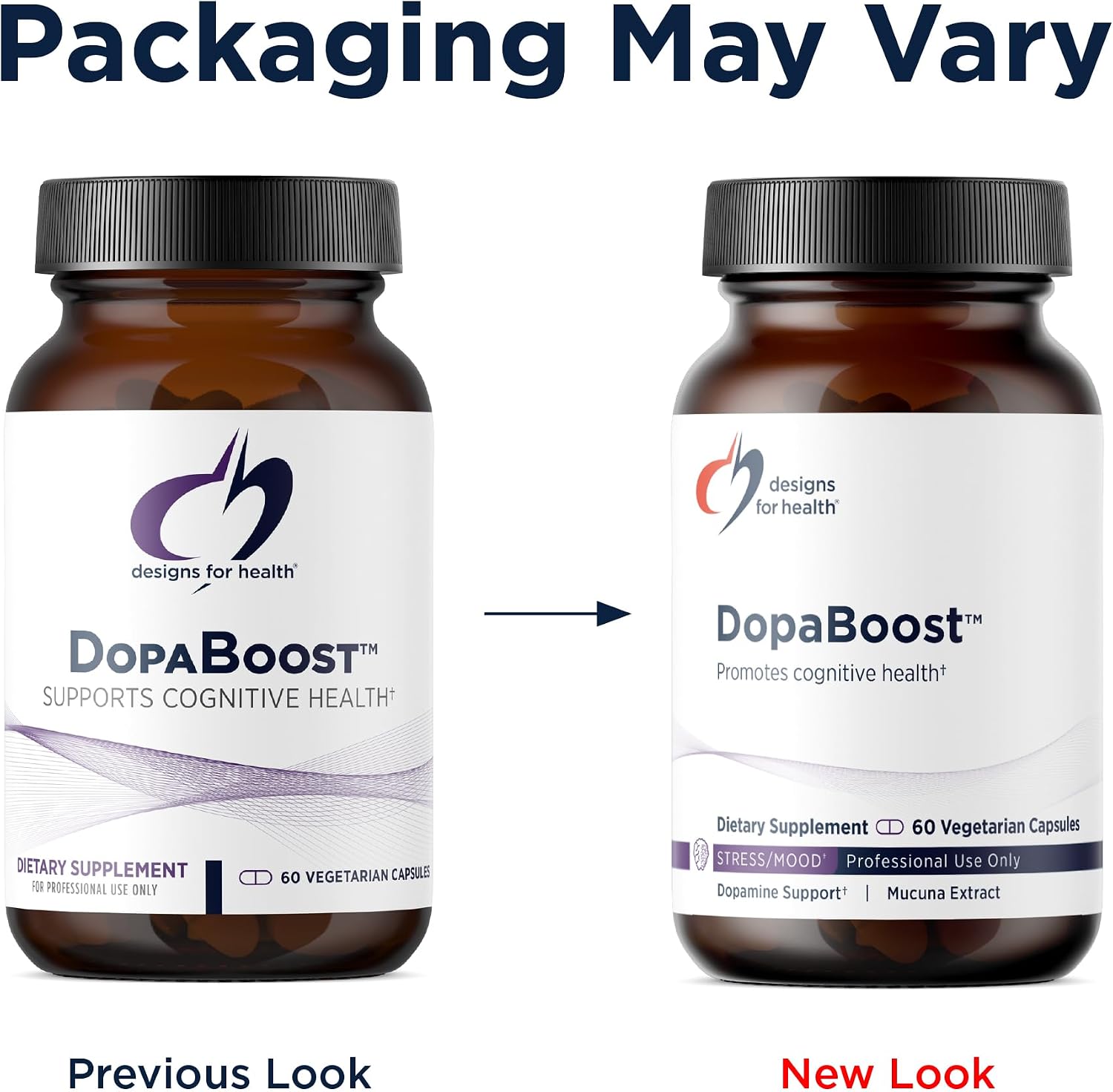 Designs for Health DopaBoost – Cognitive & Mood Support Supplement (60 Capsules)