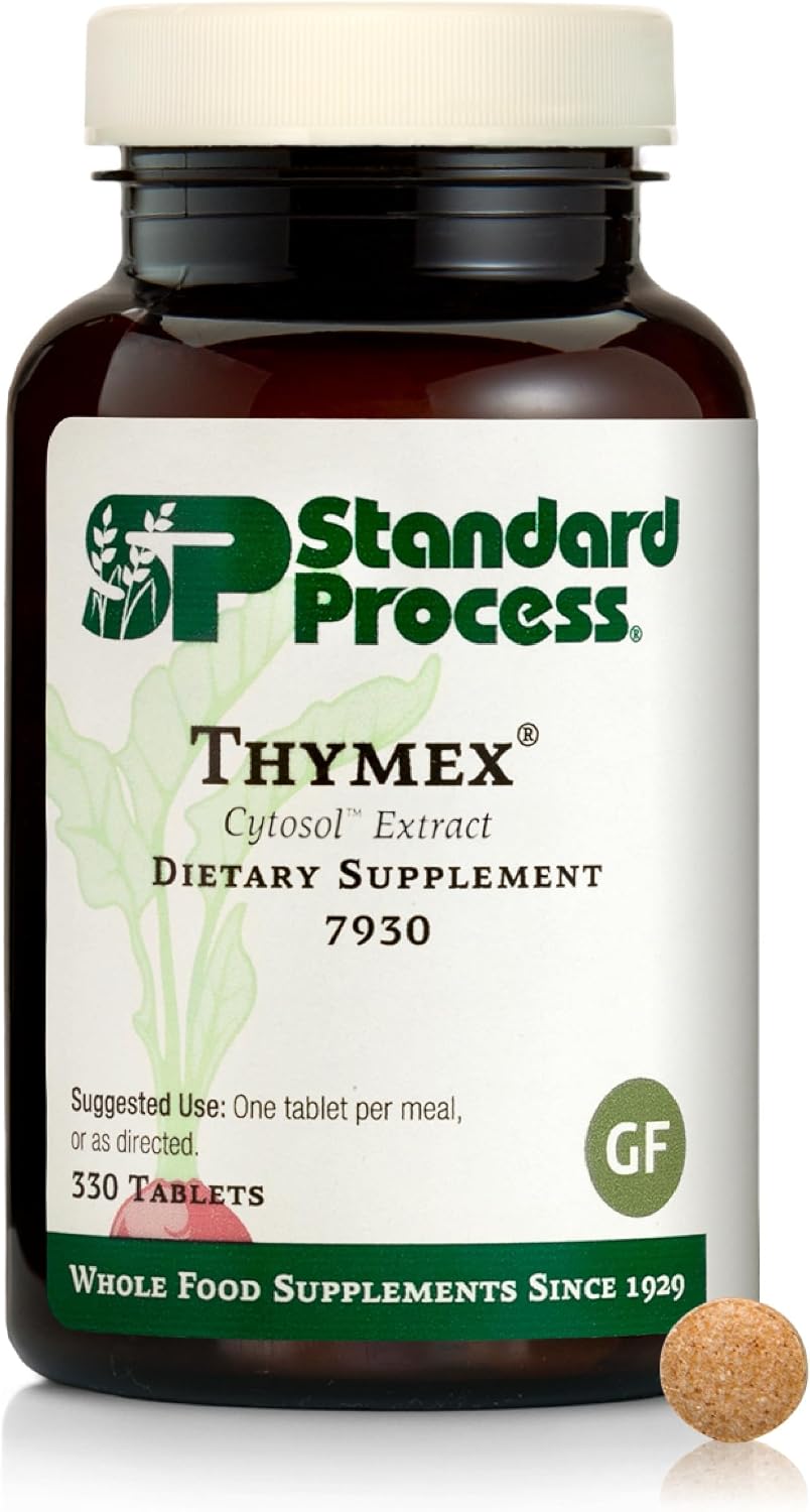 Standard Process Thymex - Cytosol Extract Dietary Supplement for Immune Health - 90 Tablets