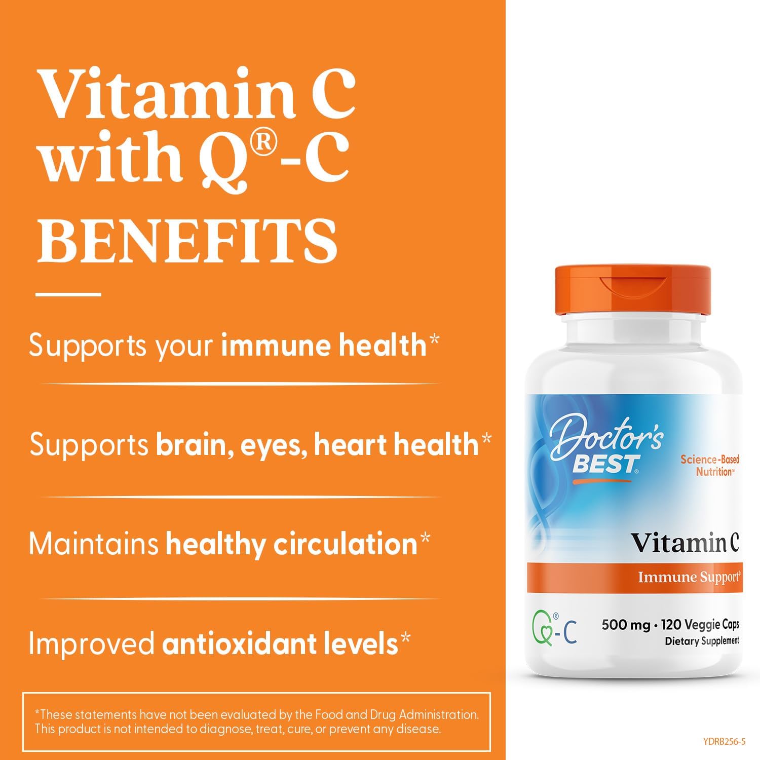 Doctor's Best Vitamin C 500 mg, 120 Capsules