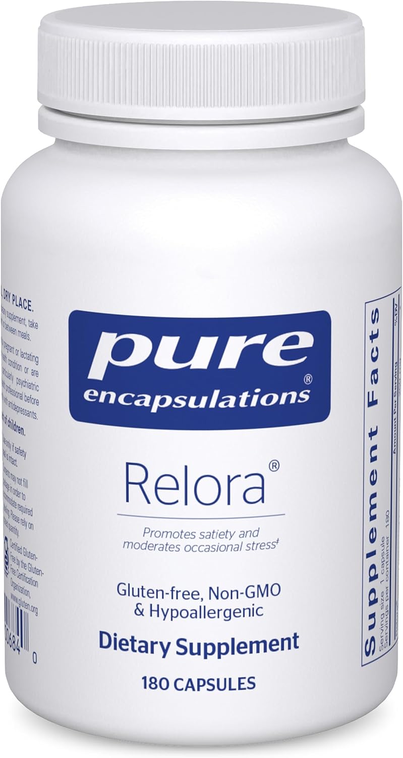Pure Encapsulations Relora | Hypoallergenic Supplement for Cortisol and DHEA Support | 60 Capsules