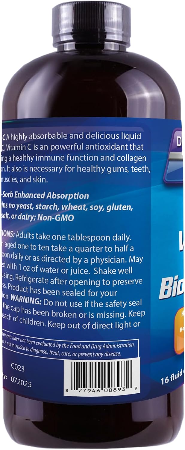 Liquid Vitamin C + Bioflavonoids 473 mL