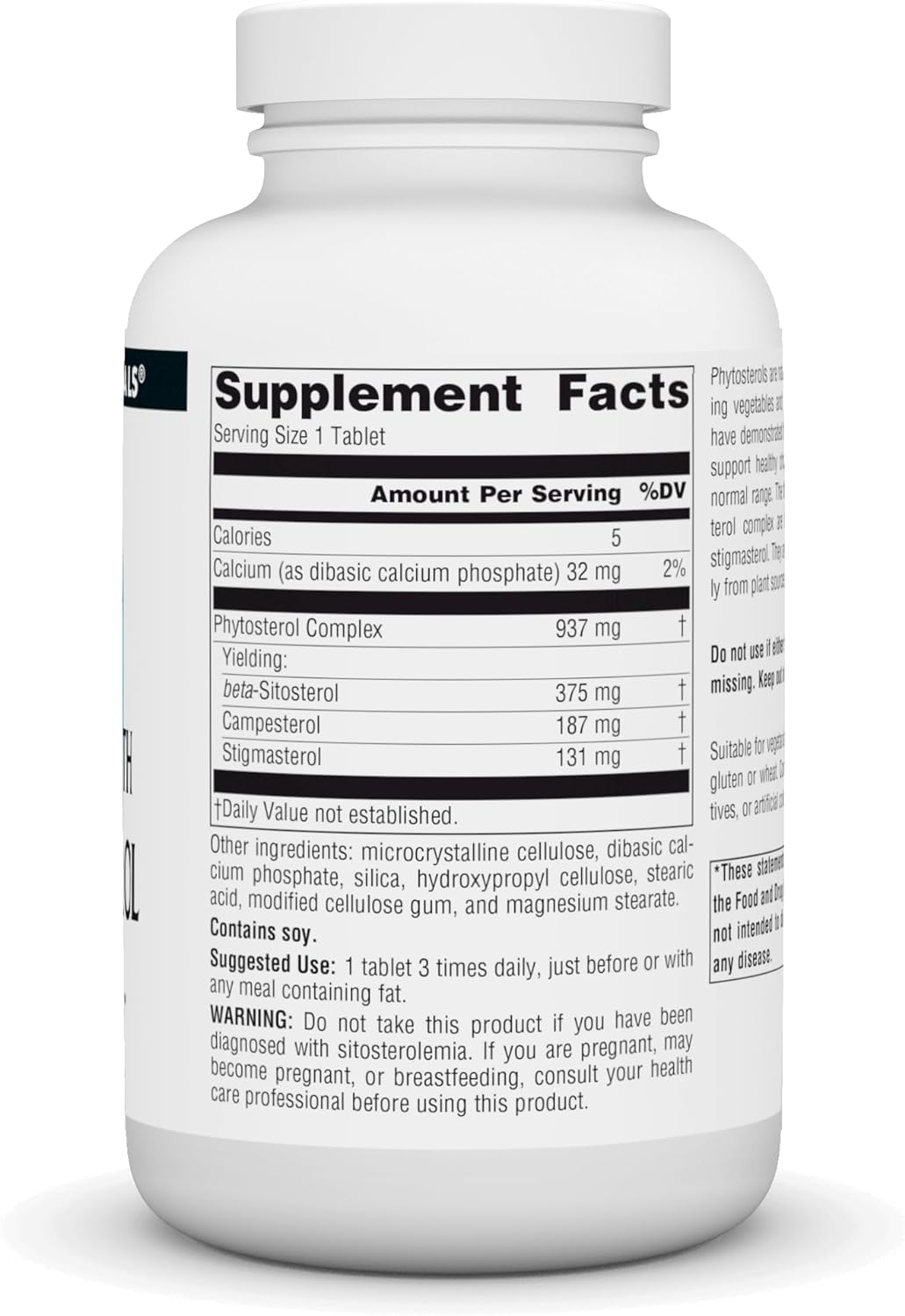Source Naturals Mega Strength Beta Sitosterol 375mg - 120 Tablets