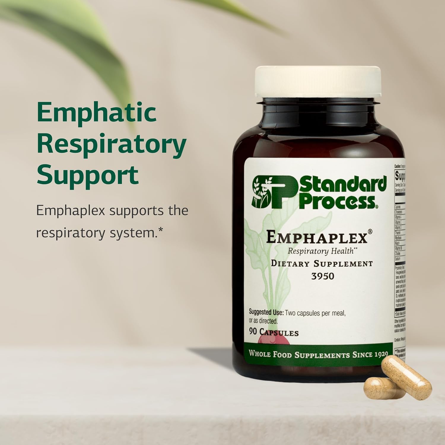 Standard Process Emphaplex - Respiratory System Support, 90 Capsules