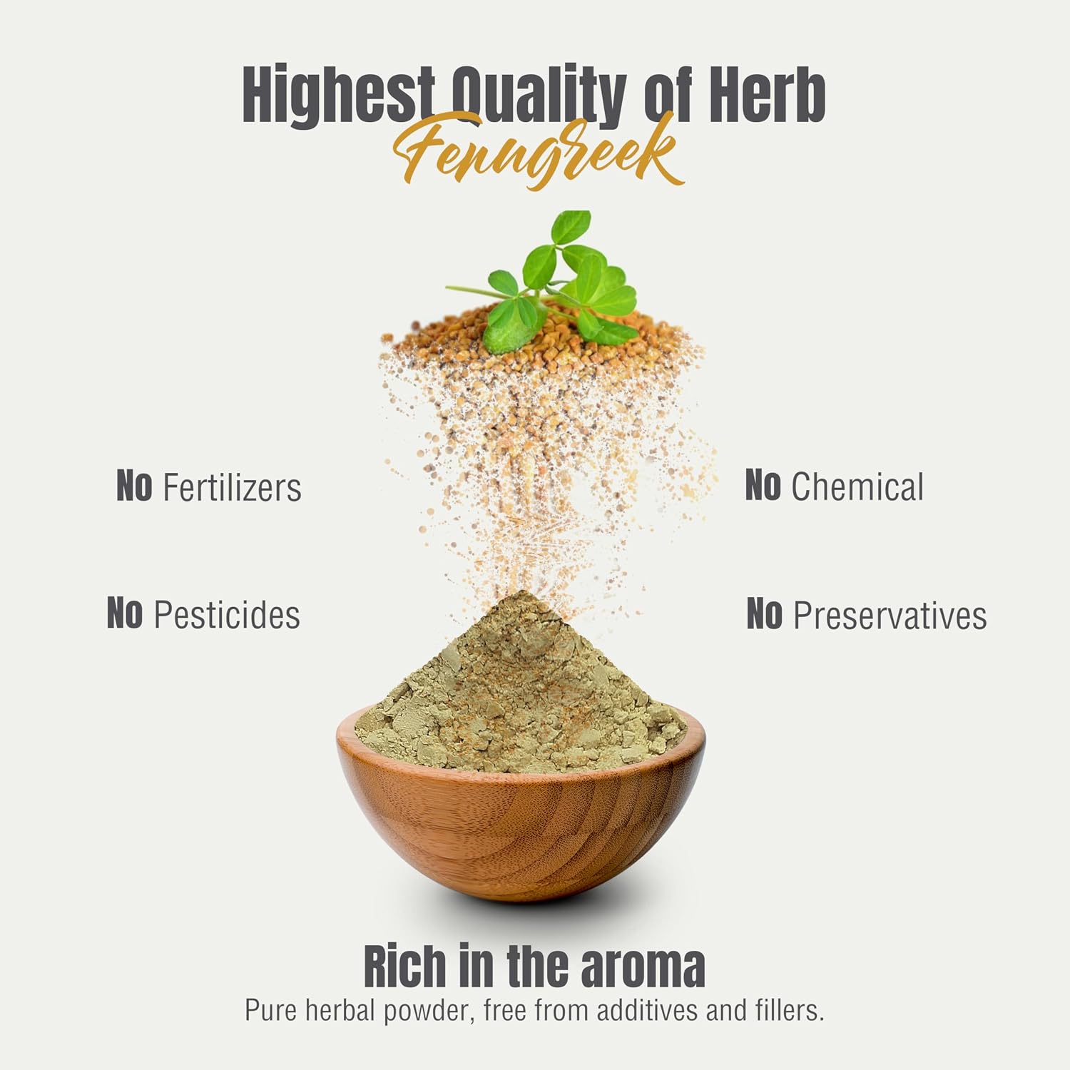HerbsForever Fenugreek Powder (Seeds) - 230 g