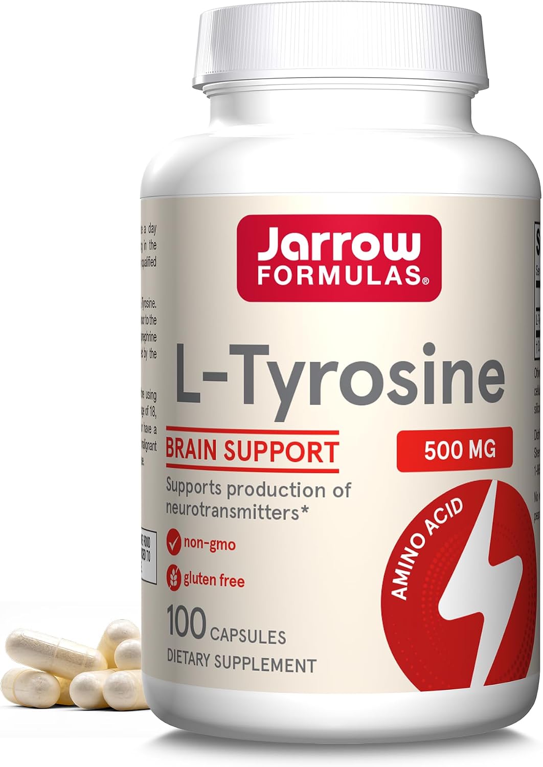 Jarrow Formulas L-Tyrosine 500 mg - 100 Capsules