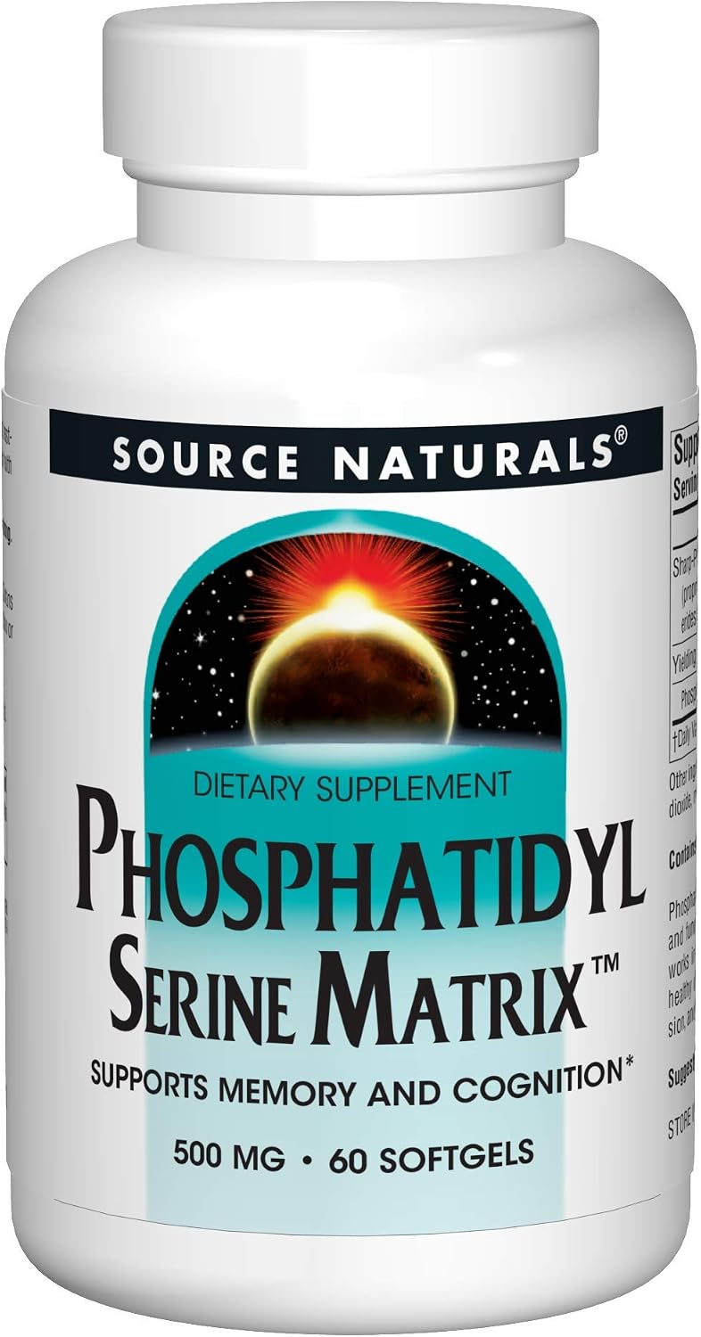 Source Naturals Phosphatidyl Serine Matrix 500 mg - 60 Softgels