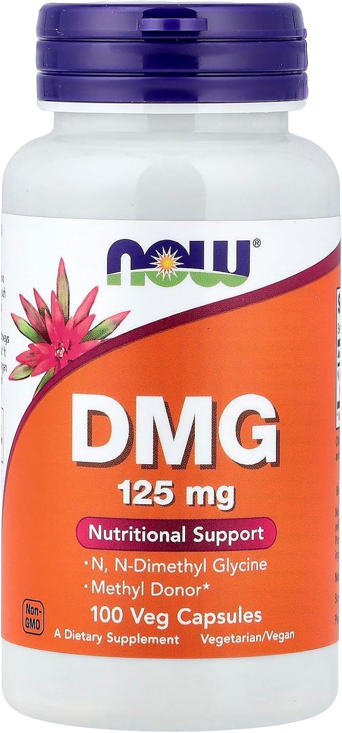 NOW Foods DMG 125 mg, 100 Capsules