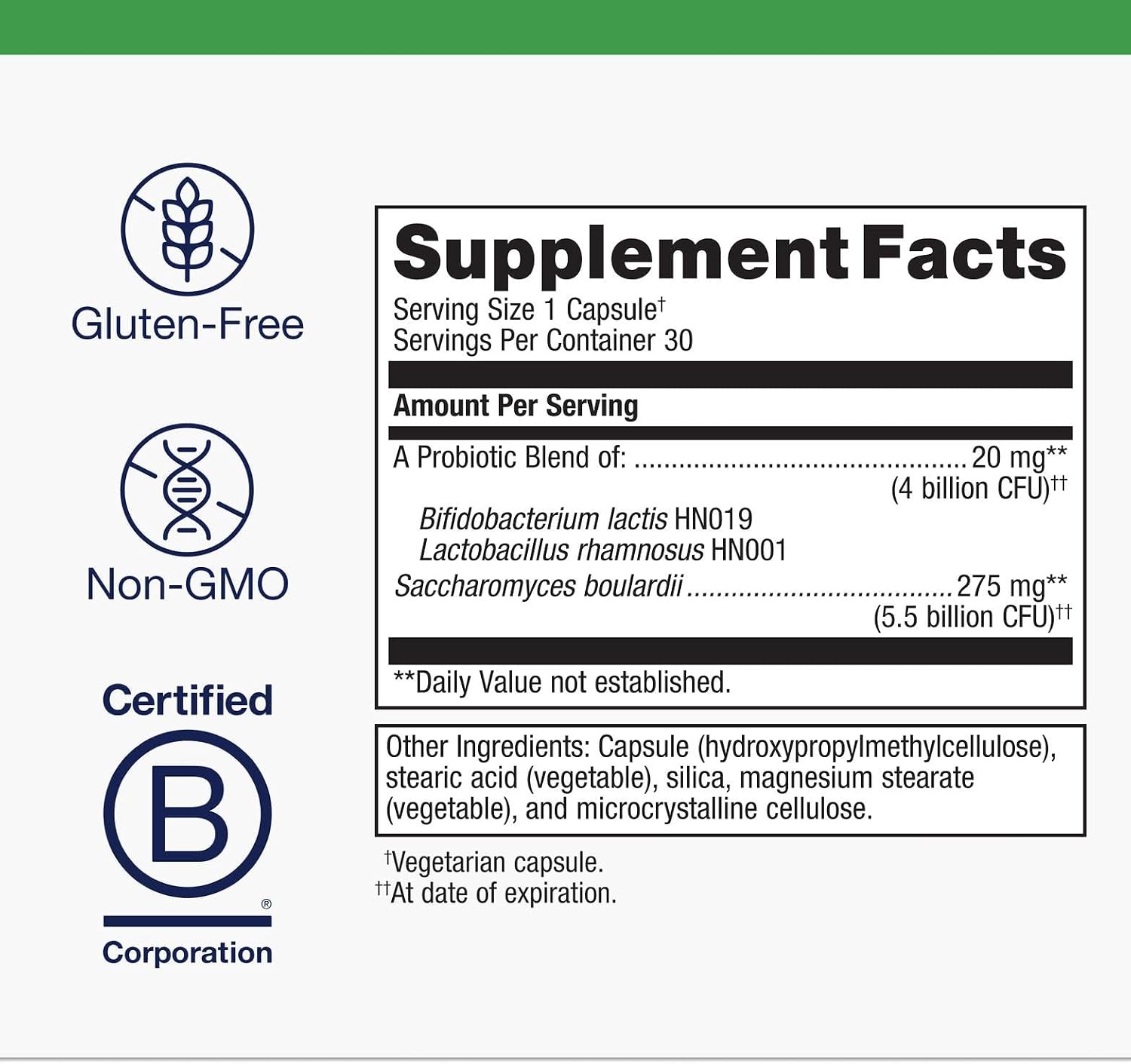 Metagenics UltraFlora Acute Care - Probiotic Supplement for Acute Bowel Distress, Bloating and Gas - 30 Capsules