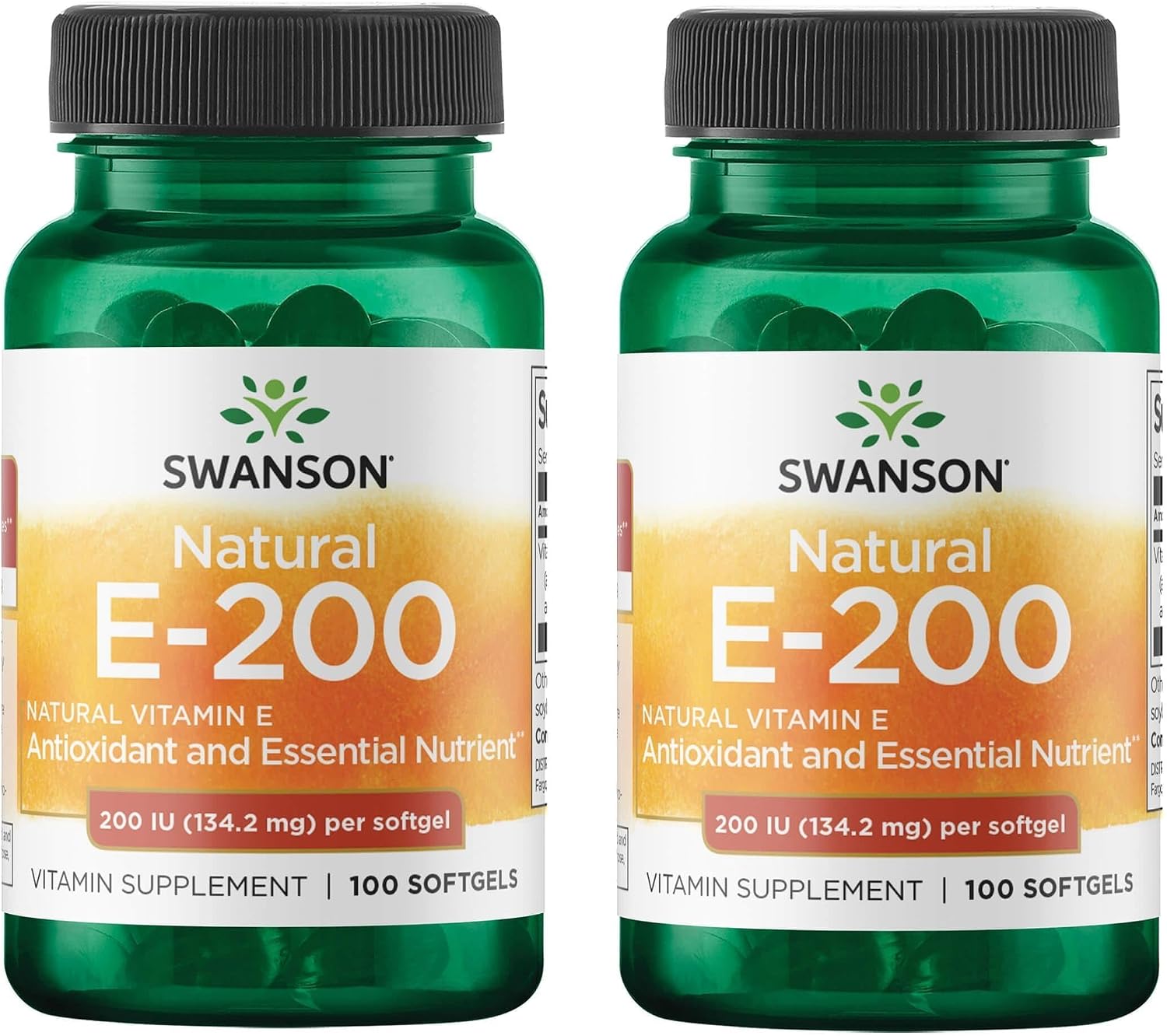 Swanson Natural Vitamin E 200 IU (134.2 mg) - 250 Softgels