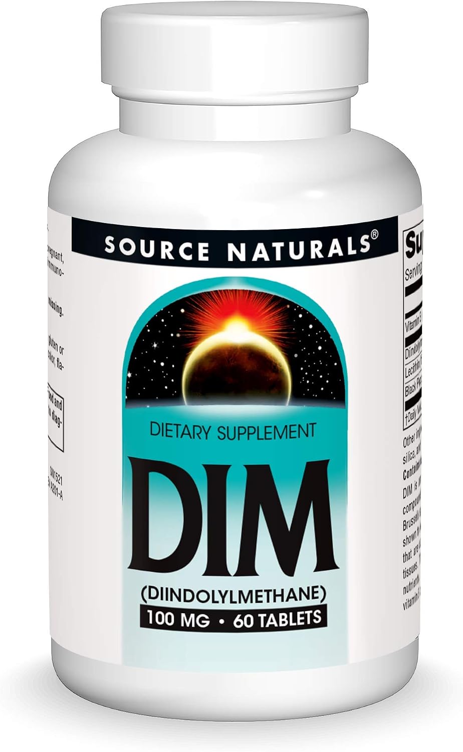 Source Naturals DIM, Diindolylmethane, 100 mg - 30 Tablets