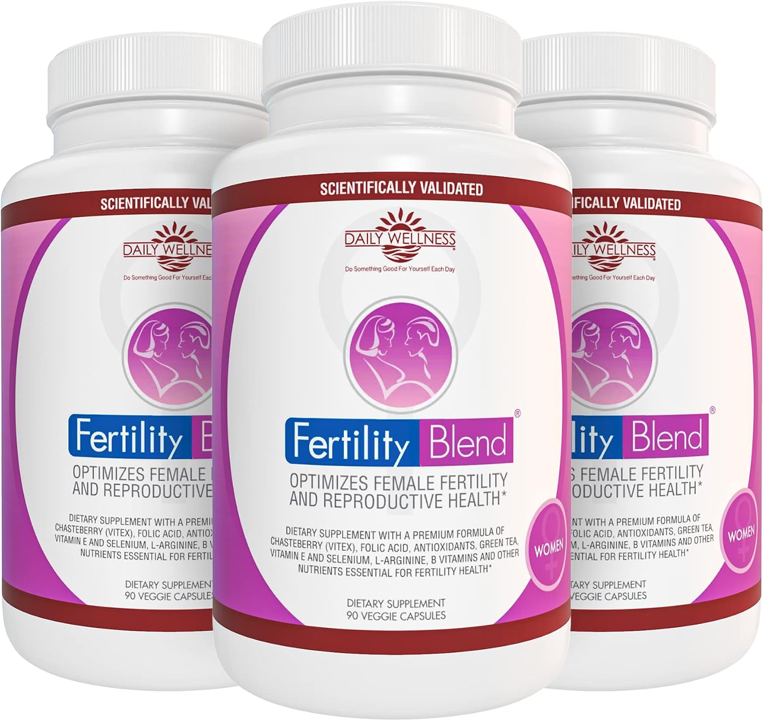 Daily Wellness for Women – Women’s Wellness Supplement with Vitamins, Minerals & Antioxidants – 3 Pack