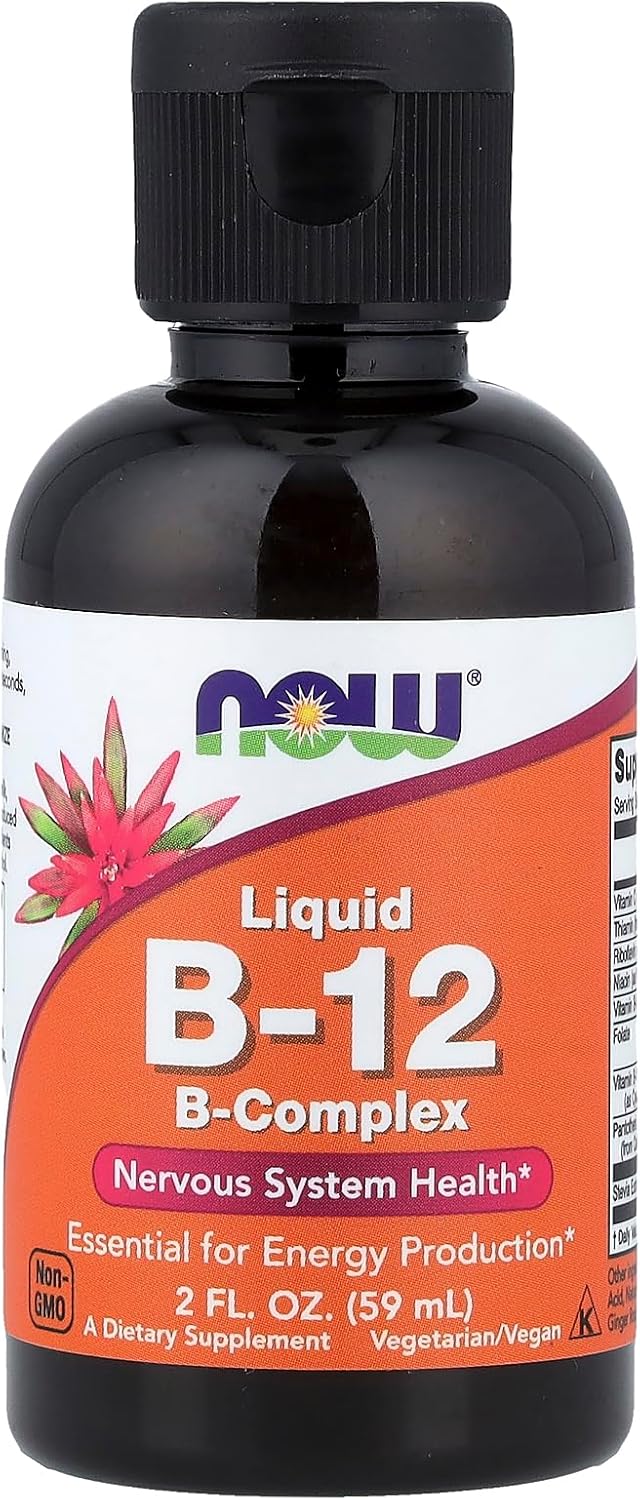 NOW Foods Liquid B-12 (B Complex) – 59 mL