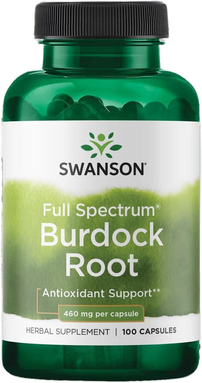 Swanson Burdock Root – Kidney & Liver Support – 460 mg, 100 Capsules