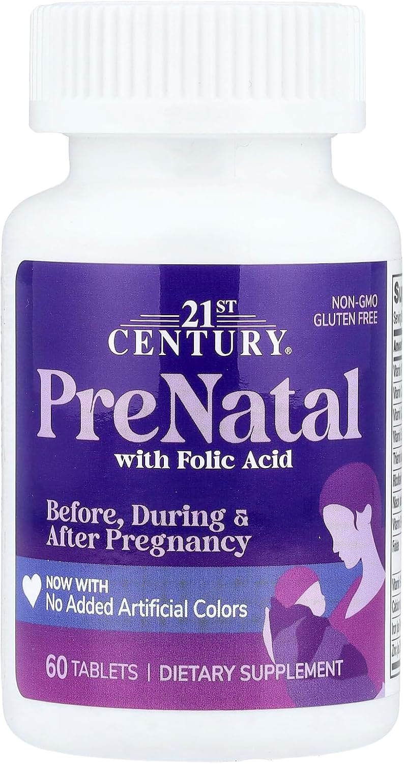 21st Century Prenatal Multivitamin Tablets, 60 Count
