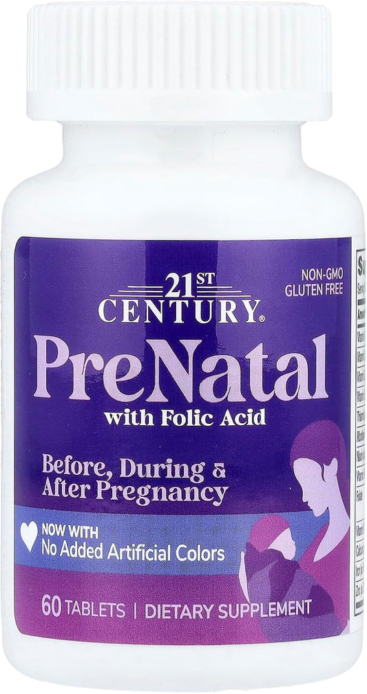 21st Century Prenatal Multivitamin Tablets, 60 Count