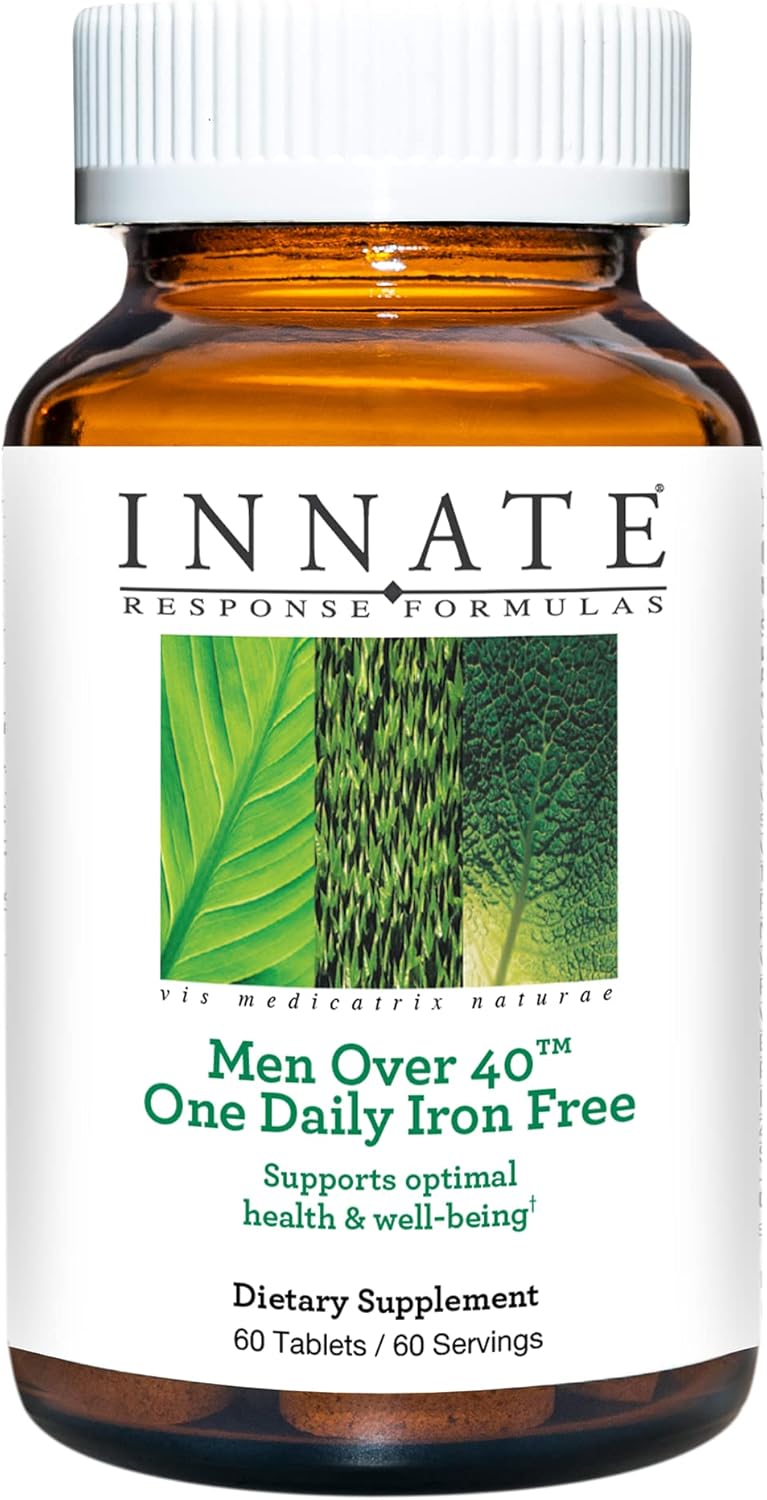 INNATE Response Formulas Men's Multivitamin Over 40 One Daily Iron Free - 60 Tablets